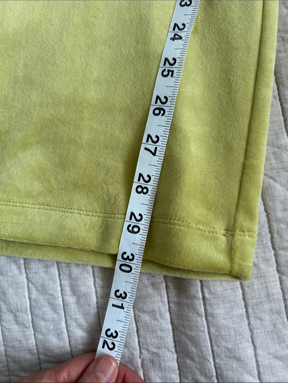 NWT Nicole miller chartreuse green Y2K velour wide leg tracksuit hoodie set L - Picture 11 of 14